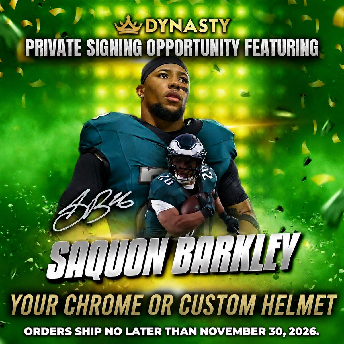Saquon Barkley Pre-Sale Opportunity | YOUR ITEM