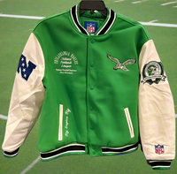 Philadelphia Eagles Throwback Kelly Green Bomber Jacket