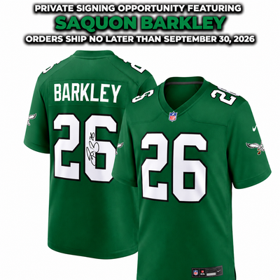 Saquon Barkley Philadelphia Eagles Autographed Nike Jersey | Pre-Sale Opportunity