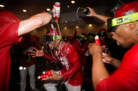 Johan Rojas Philadelphia Phillies Locker Room Celebration Goggles