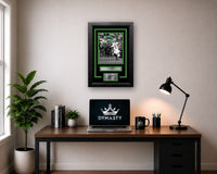 Saquon Barkley Reverse Hurdle Philadelphia Eagles 8x10 Framed Football Photo with Engraved Autograph