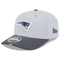 New England Patriots Training Camp 9SEVENTY Adjustable Hat - Gray/Graphite