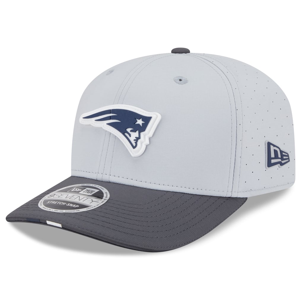 New England Patriots Training Camp 9SEVENTY Adjustable Hat - Gray/Graphite