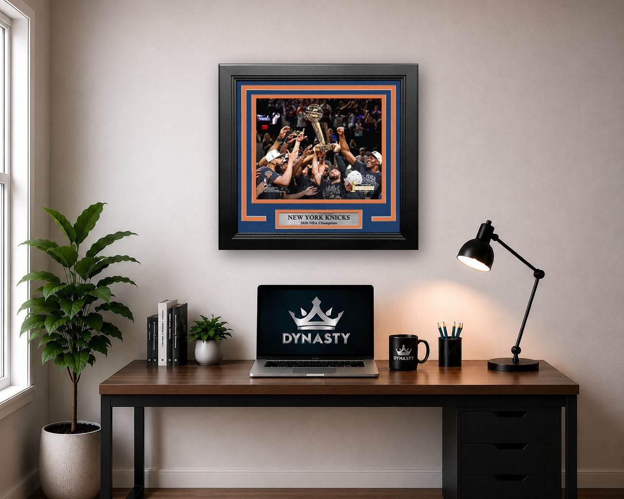 New York Knicks 2026 NBA Champions 8" x 10" Framed Basketball Photo