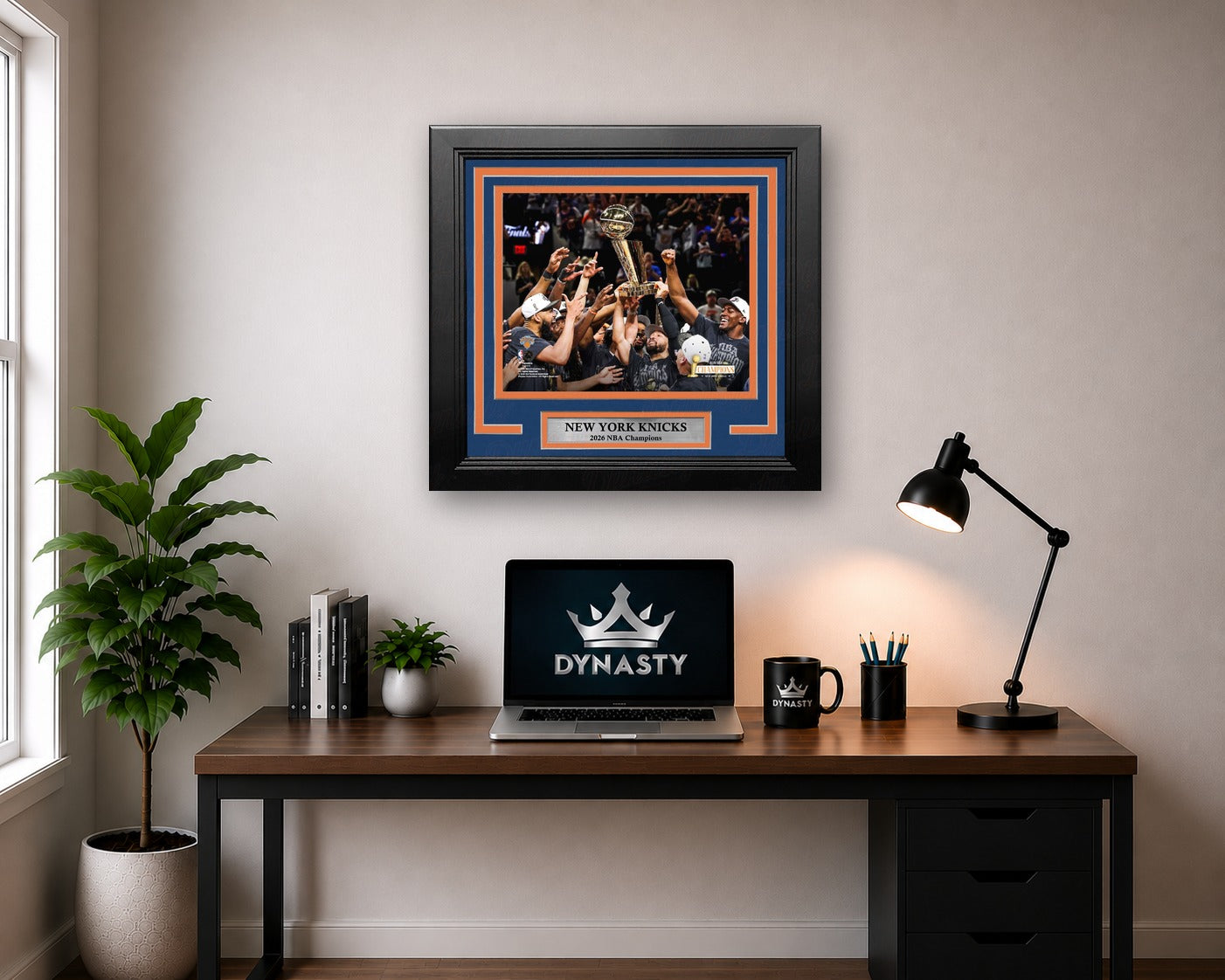 New York Knicks 2026 NBA Champions 8" x 10" Framed Basketball Photo