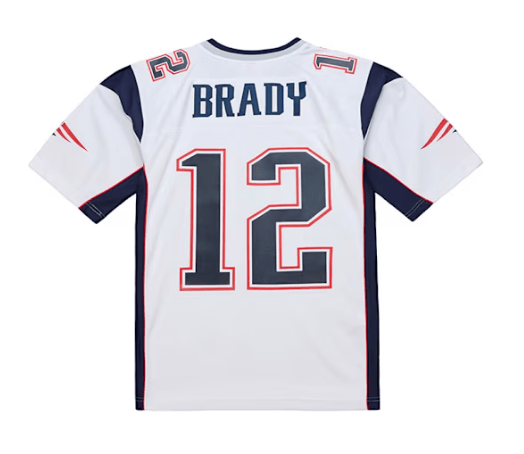 Tom Brady New England Patriots Mitchell & Ness 2000 White Jersey