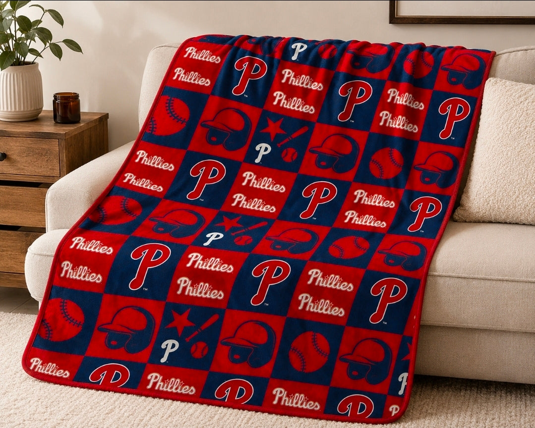 Philadelphia Phillies 60” x 70” Super Soft Plush Pegasus Blanket