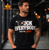 Philadelphia Playoff Hockey "Puck Everybody" Adult T-Shirt