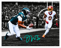 Dontayvion Wicks Philadelphia Eagles Autographed 1st Eagles Touchdown 8" x 10" Photograph