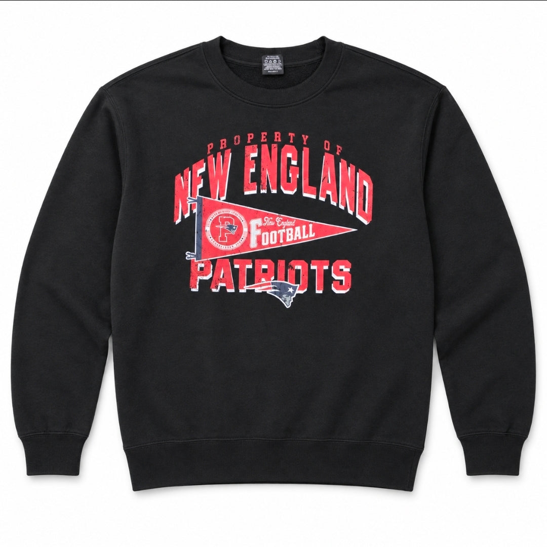 New England Patriots Retro Ultra Game Logo Sweatshirt