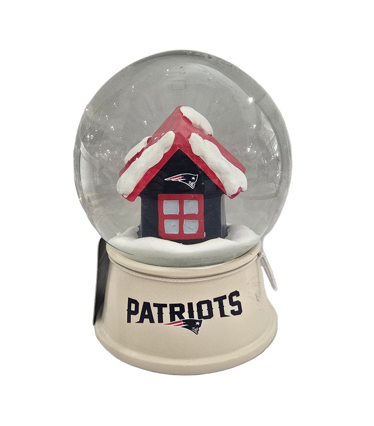 New England Patriots Snow House Snow Globe