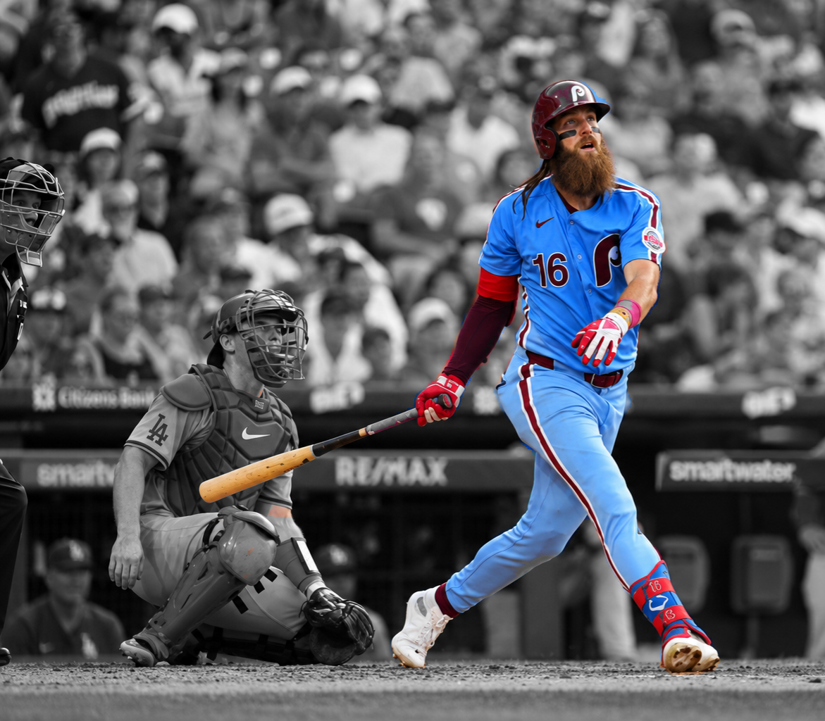 Brandon Marsh Philadelphia Phillies Home Run Photo