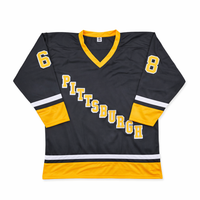 Jaromir Jagr Autographed Pittsburgh Hockey Pro Style Jersey