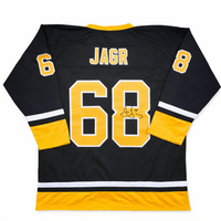 Jaromir Jagr Autographed Pittsburgh Hockey Pro Style Jersey