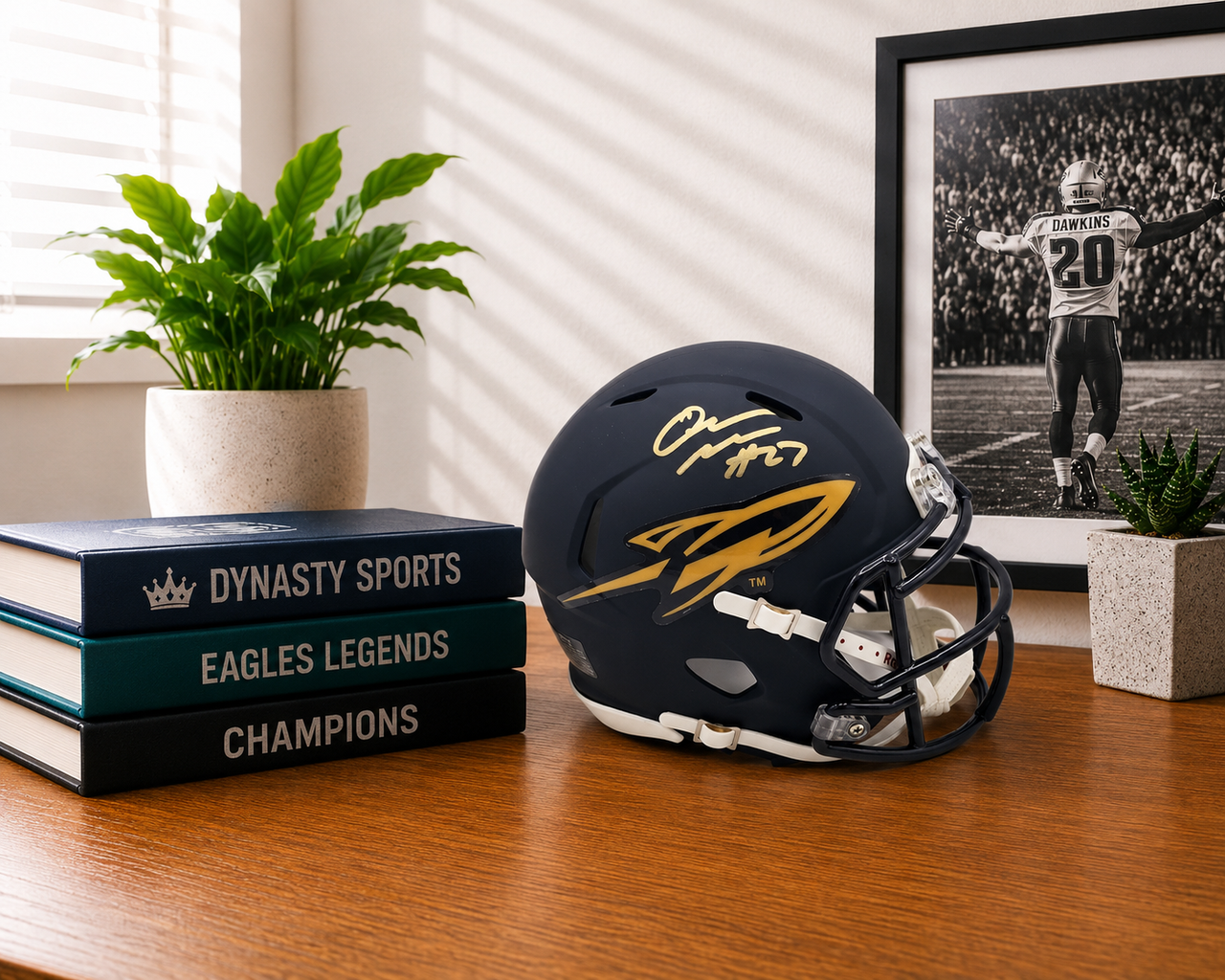Quinyon Mitchell Toledo Rockets Autographed Mini-Helmet