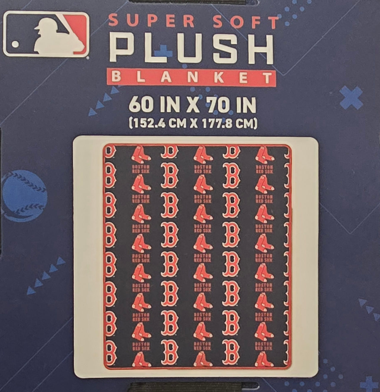 Boston Red Sox 60” x 70” Super Soft Plush Pegasus Blanket