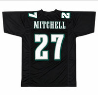 Quinyon Mitchell Philadelphia Football Black Pro Style Jersey