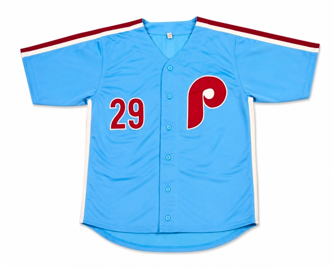 John Kruk Philadelphia Baseball Pro-Style Throwback Jersey