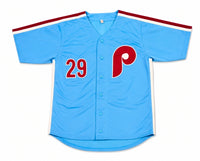 John Kruk Philadelphia Baseball Pro-Style Throwback Jersey