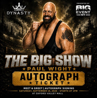 The Big Show Paul Wight Wrestling Legend Experience Tickets