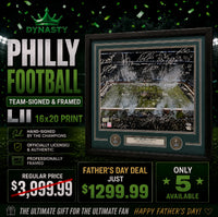Philadelphia Eagles SB LII & LIX Champions Team-Signed 16" x 20" Print