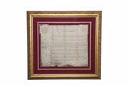 Benjamin Franklin Autographed Document