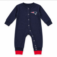 New England Patriots Baby 2-Pack Snap Onesie Set