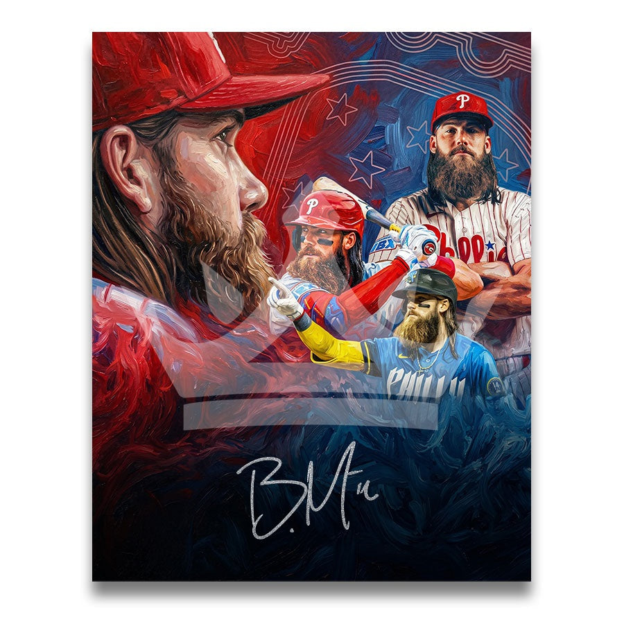 Brandon Marsh Philadelphia Phillies Autographed Limited Edition Print