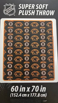 Boston Bruins 60” x 70” Super Soft Plush Pegasus Blanket