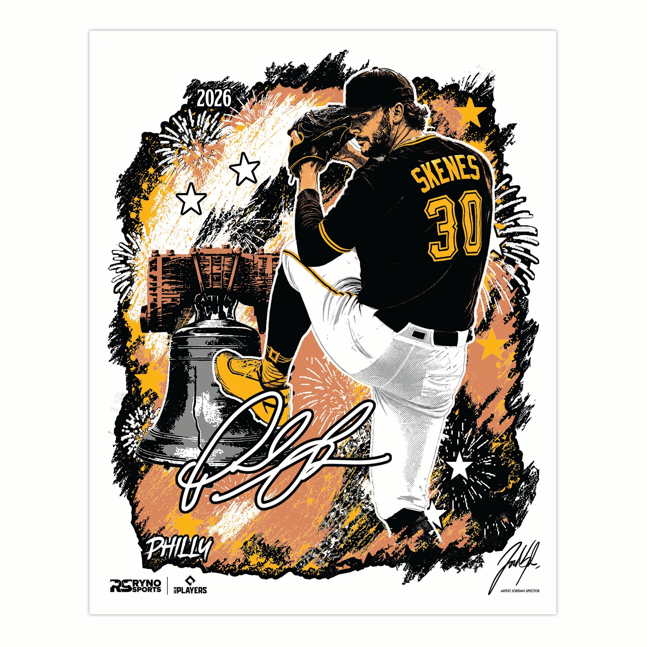 MLB Players All Star Collaboration - Paul Skenes - Exclusive Print