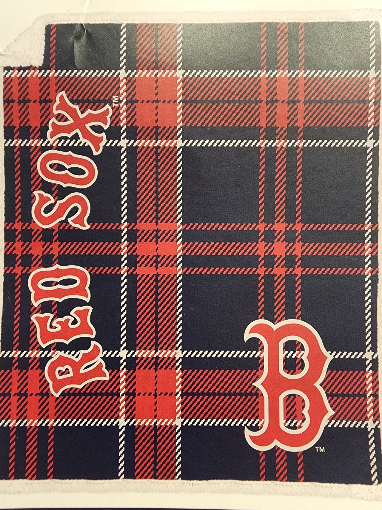 Boston Red Sox Super Push Sherpa Throw Blanket - Dynasty Sports & Framing 