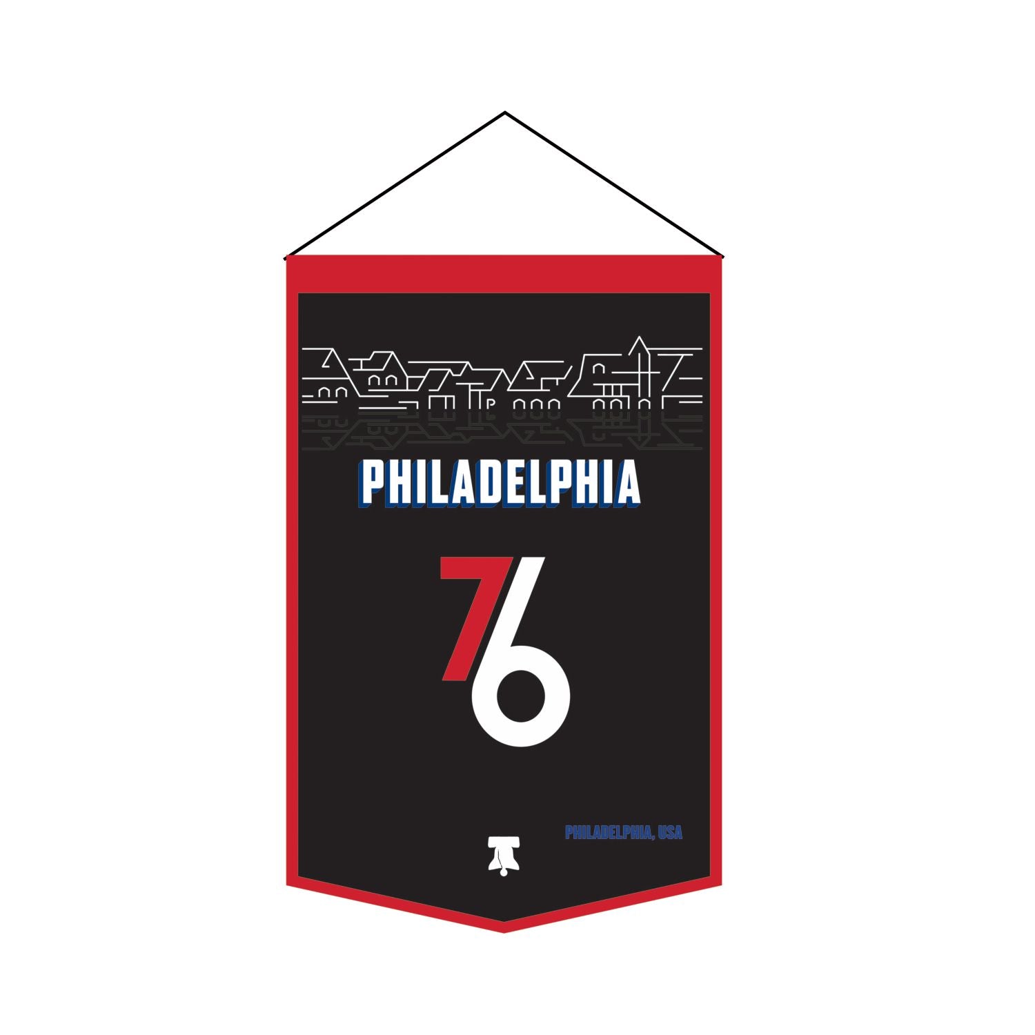 Philadelphia 76ers 20/21 City Edition Banner (Boat House Row) - Dynasty Sports & Framing 