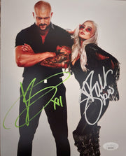 Karrion Kross & Scarlett Autographed 8" x 10" WWE Wrestling Photo - Dynasty Sports & Framing 