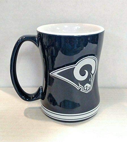 Los Angeles Rams NFL Football Logo Relief 14 oz. Mug - Dynasty Sports & Framing 