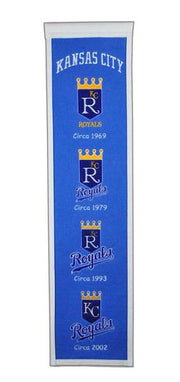 Kansas City Royals MLB Baseball Heritage Banner - Dynasty Sports & Framing 