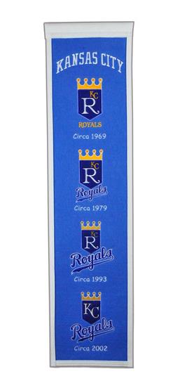 Kansas City Royals MLB Baseball Heritage Banner - Dynasty Sports & Framing 