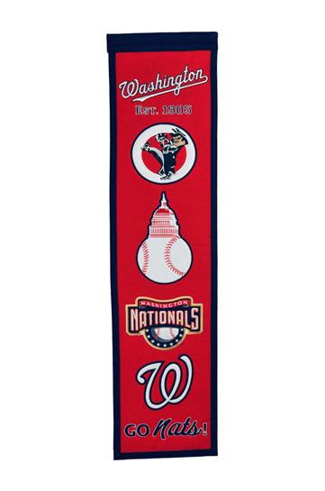 Washington Nationals MLB Heritage Banner - Dynasty Sports & Framing 