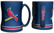 St. Louis Cardinals MLB Baseball Logo Relief 14 oz. Mug - Dynasty Sports & Framing 