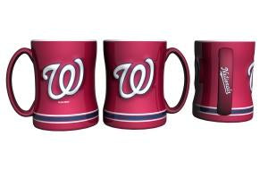 Washington Nationals MLB Baseball Logo Relief 14 oz. Mug - Dynasty Sports & Framing 