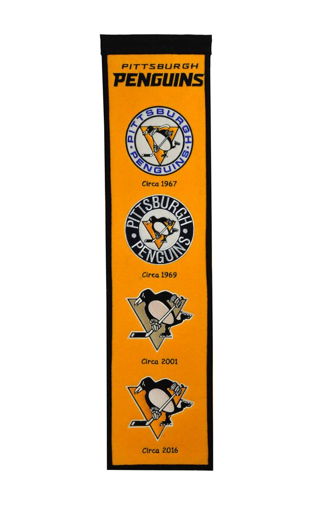 Pittsburgh Penguins NHL Heritage Banner - Dynasty Sports & Framing 