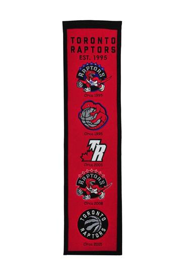 Toronto Raptors NBA Heritage Banner | NBA Basketball Pennants, Banners ...