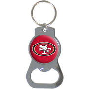 San Francisco 49ers Logo Bottle Opener Keychain - Dynasty Sports & Framing 