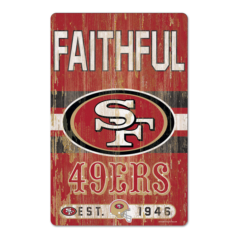 49ers Block Sign San Francisco 49ers 11