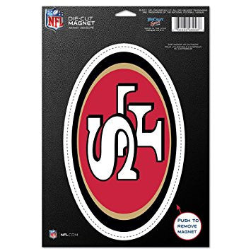 San Francisco 49ers NFL Football 8" Die-Cut Magnet - Dynasty Sports & Framing 
