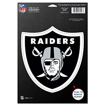 Las Vegas Raiders NFL Football 8" Die-Cut Magnet - Dynasty Sports & Framing 