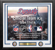 Philadelphia 76ers Custom NBA Basketball 11x14 Picture Frame Kit (Multiple Colors) - Dynasty Sports & Framing 