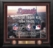 Philadelphia 76ers Throwback Custom NBA Basketball 16x20 Picture Frame Kit (Multiple Colors) - Dynasty Sports & Framing 