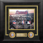 Philadelphia 76ers Throwback Custom NBA Basketball 8x10 Picture Frame Kit (Multiple Colors) - Dynasty Sports & Framing 