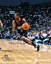 Allen Iverson in Action Philadelphia 76ers 8" x 10" Basketball Photo - Dynasty Sports & Framing 