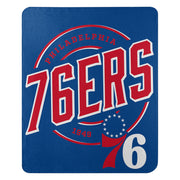 Philadelphia 76ers 50" x 60" Campaign Fleece Blanket - Dynasty Sports & Framing 